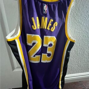 Lakers lebron James jersey